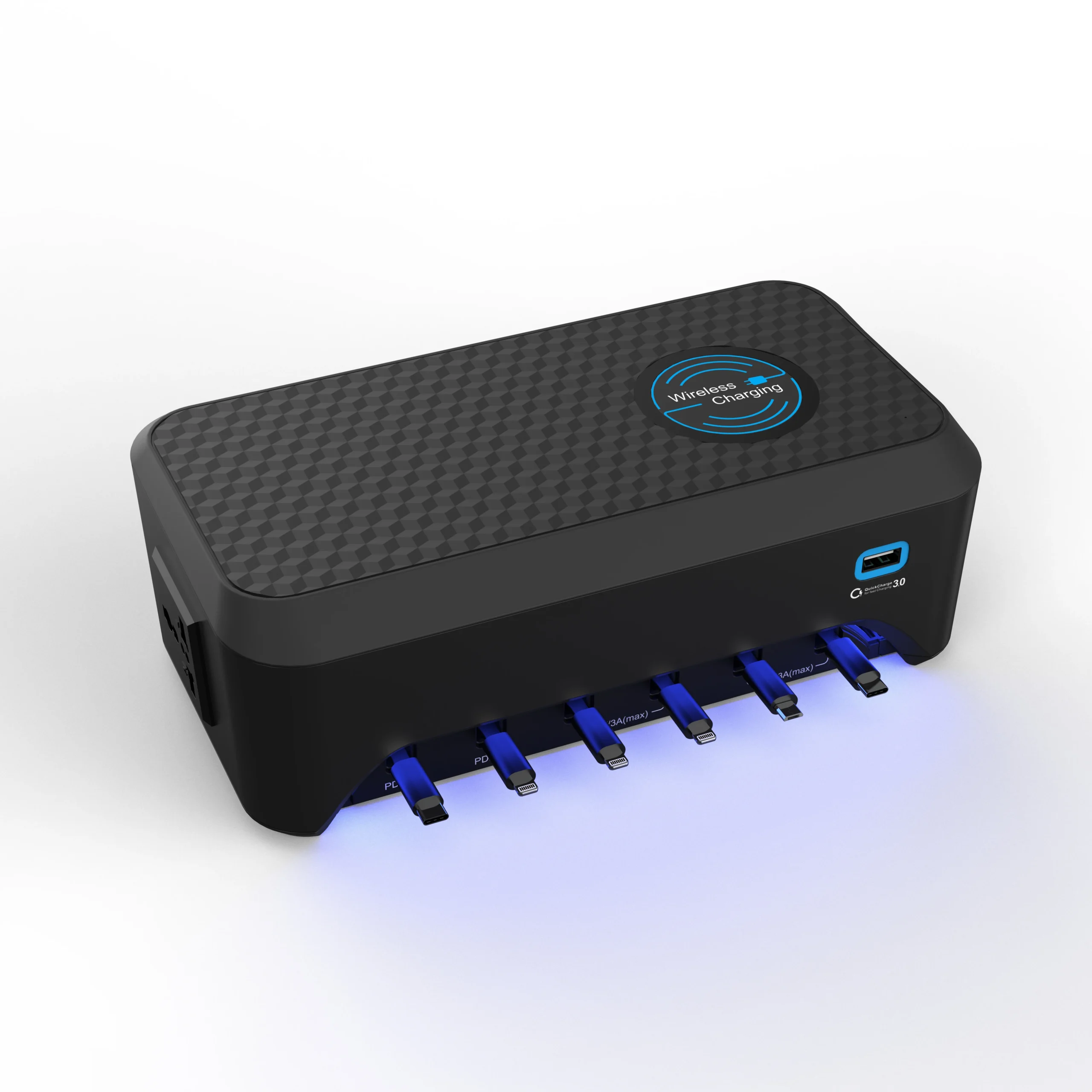 2023 Hot Selling PD Function Electric Mobile Phone Chargers Multifunctional Power Supply Adapter for Office Coffee Shop Hotel